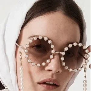 NWT Lele Sadoughi ♡ Pearl Elton Sunglasses Lele Sadoughi | Accessories | Nwot Lele Sadoughi Gold Frame  main image 2